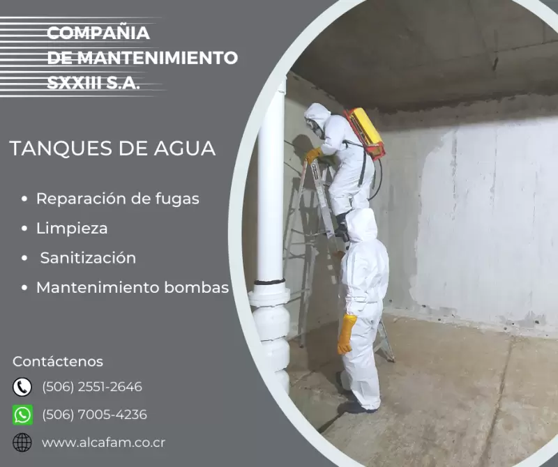 Limpieza tanques agua potable